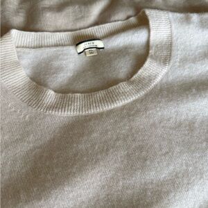 J. Crew Cream Cashmere Crewneck Sweater